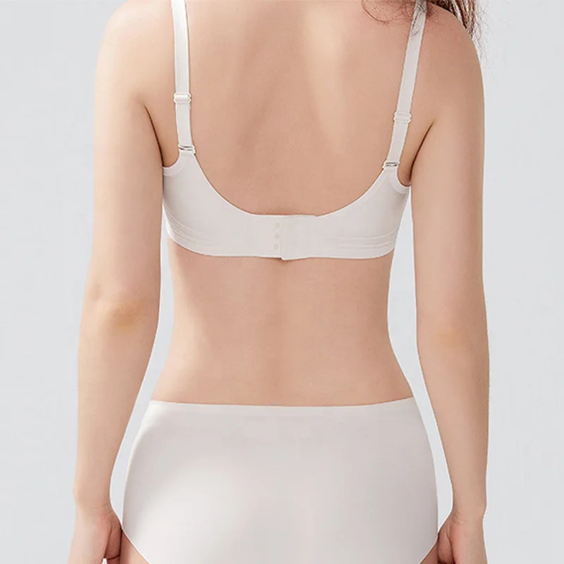 Push Up Wireless Bra for Women Silicone Soft Support Seamless Adjustable Comfortable Wire Free