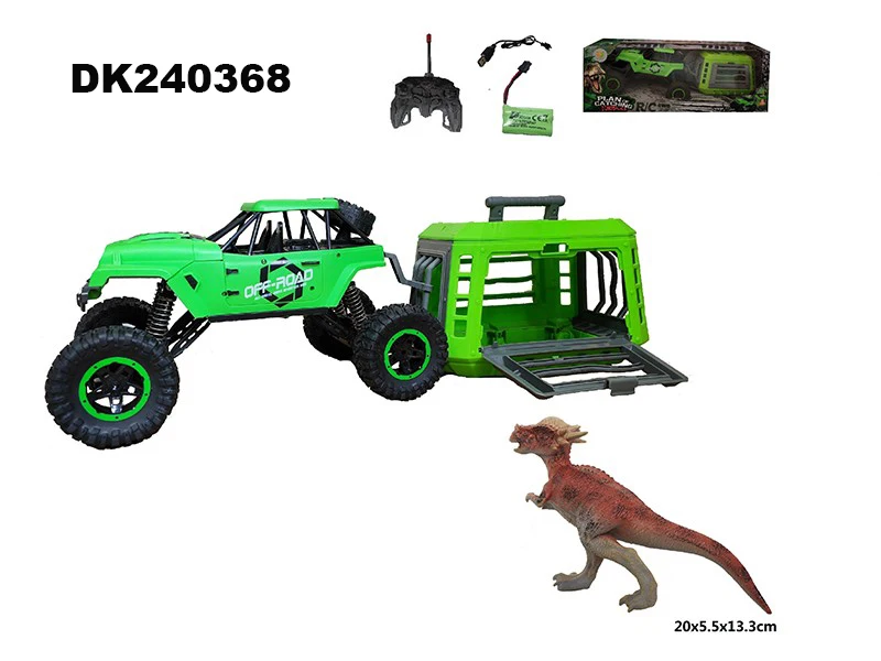 1:12 Big Remote Control Cars Off Road RC 4x4 Jeeps Dinosaurs Games W/USB And Battery