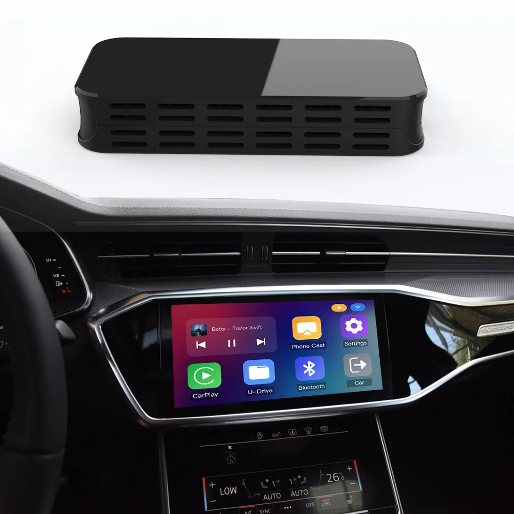 
Universal U2W Wired to Wireless Car Play USB Apple CarPlay Dongle Adapter with Mirror Link Phone Cast 