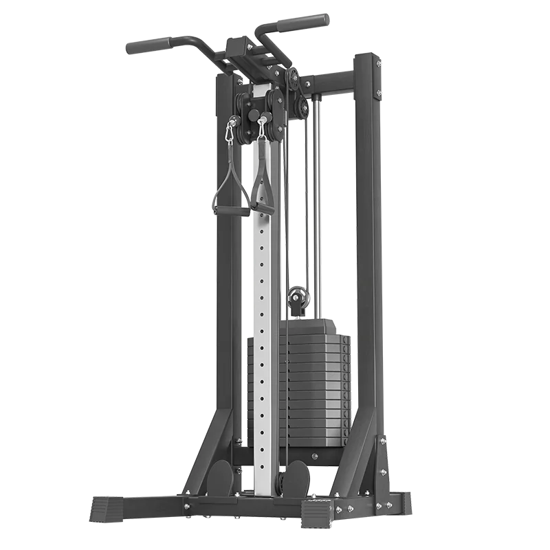 Wholesale Multi functional power rack pull-off Machine with Adjustable Pulley System Gym Equipment Cable