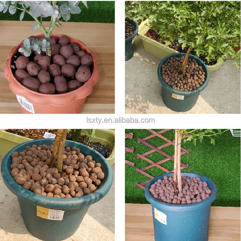 2023Factory  Wholesale hydroponics leca ball/leca lightweight expanded clay aggregate/horticultural leca