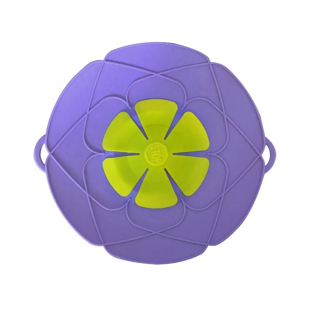 2021 Pot Pan Lid Multi-Function Kitchen Tool Splatter Guard Screens Boil Over Safeguard Silicone Spill Stopper Lid Cover