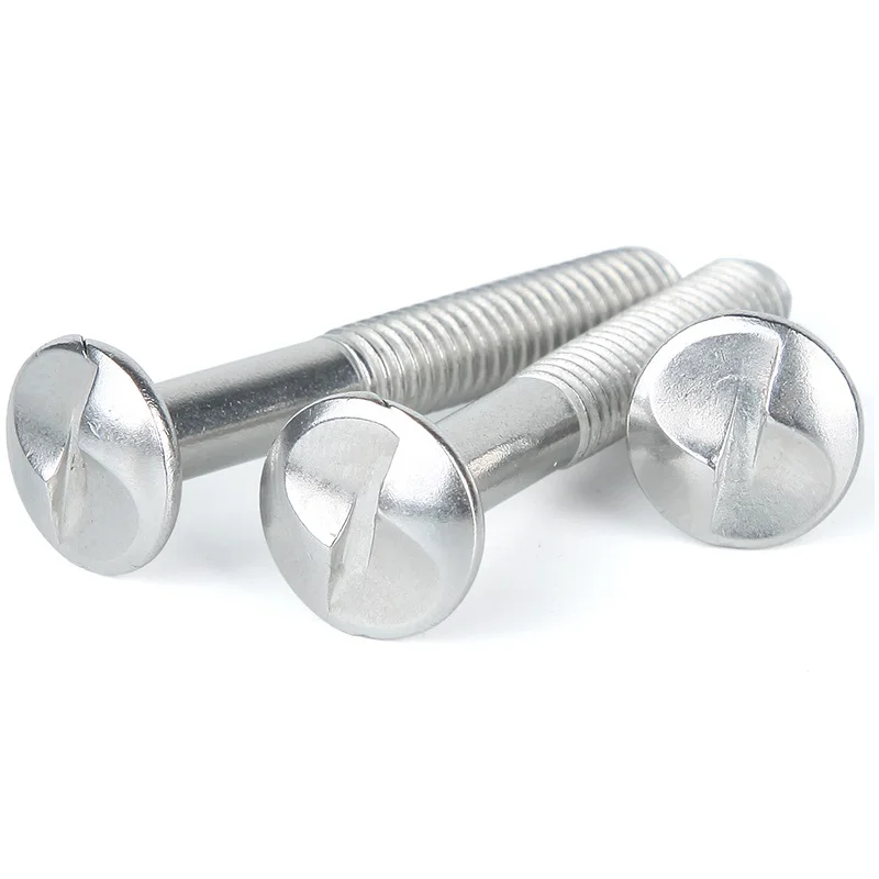 M2-M8 SUS304 Steel Slotted Screw Round Head One-way S-slot Anti-theft Screws