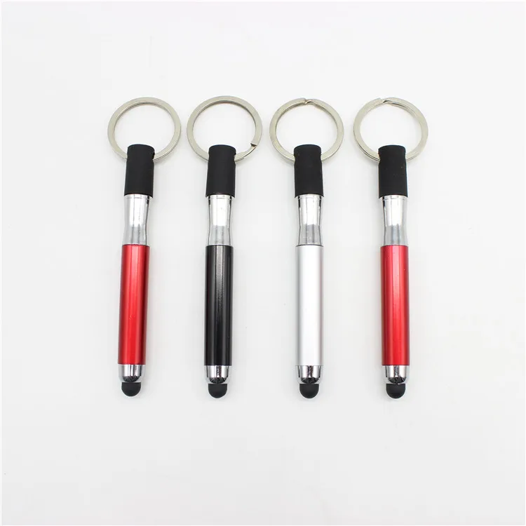 touch pen phone pen key chain Mini ballpoint pen