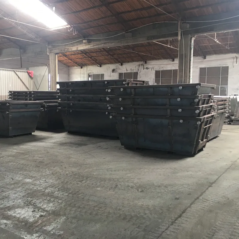 8m customized color scrap metal recycling skip bins