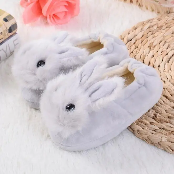 
Wholesale cute Winter Plush Animal Slippers For Kids 