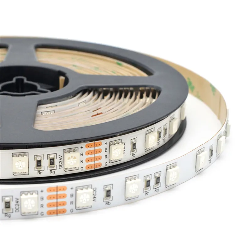 
Wholesale High Lumen brightness CRI Flexible LED Strip SMD 5050 60LEDs Led rope tape lighting 