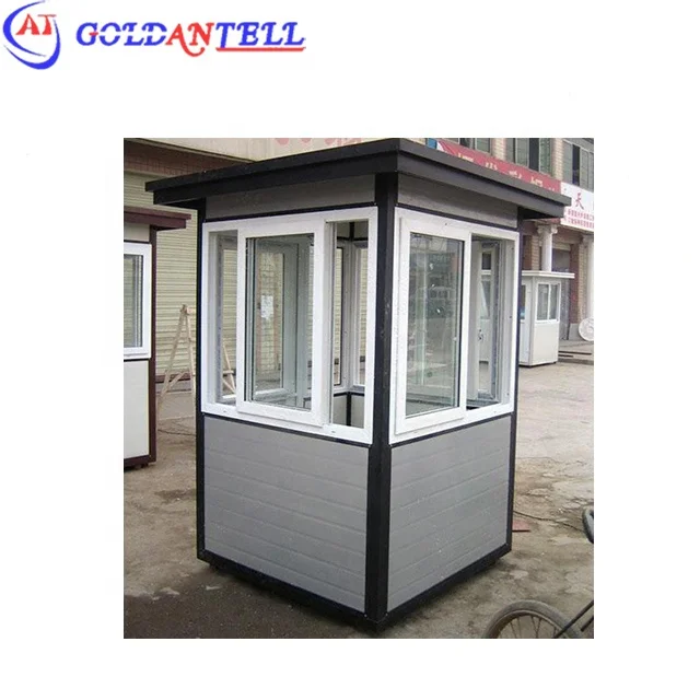 Goldantell fashionable color parking lot metal guard house