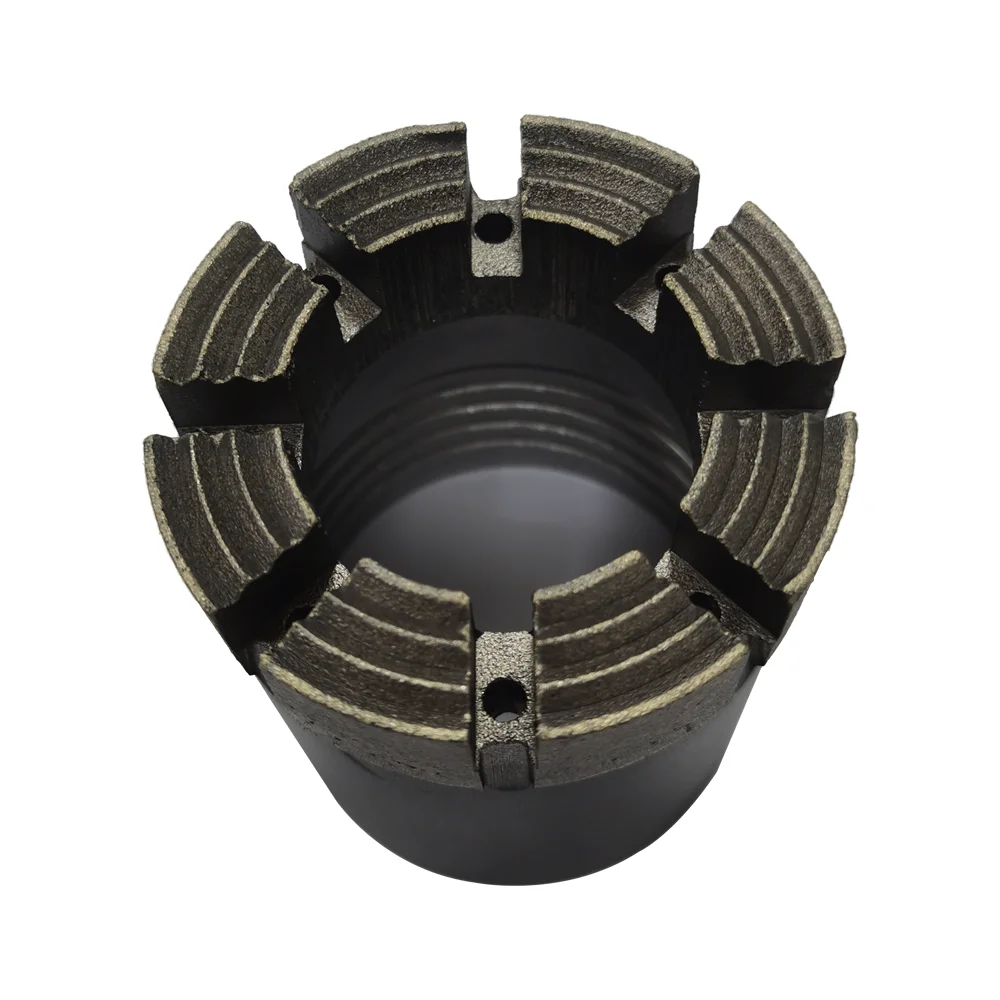 NQ3 wireline core drill bit impregnated diamond drilling tools with surface discharge for triple tube hard stone