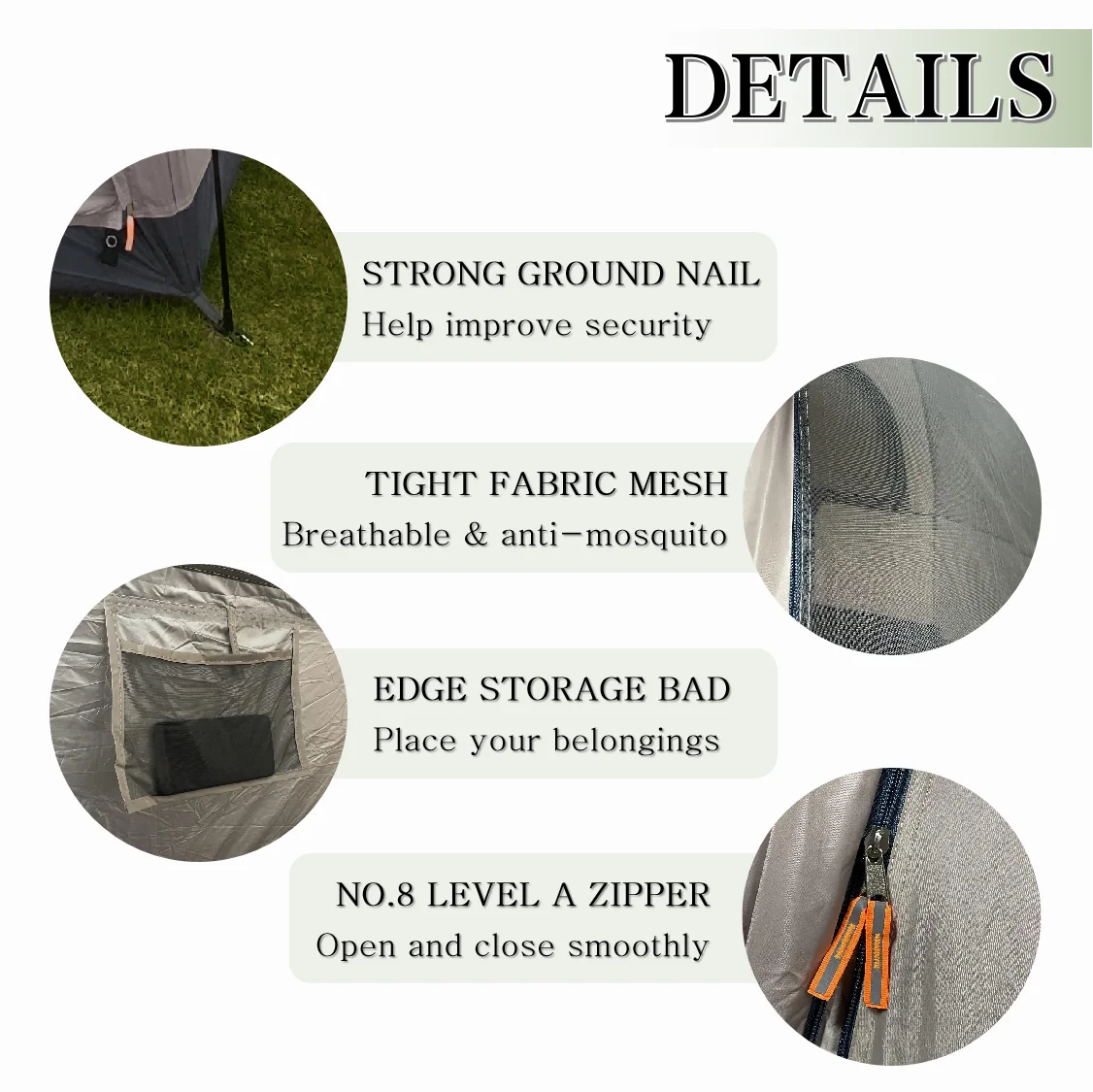 Outdoor Pop-up Camping Stretch Tent Custom Automatic Portable Children Waterproof Setup for Picnic Hiking Family