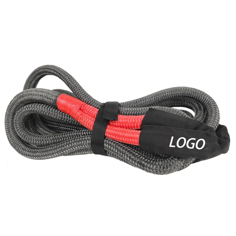 22MM 9M 11Tons Sleeve Kinetic Rope Nylon Recovery Kinetic Auto Tow Cable Rope