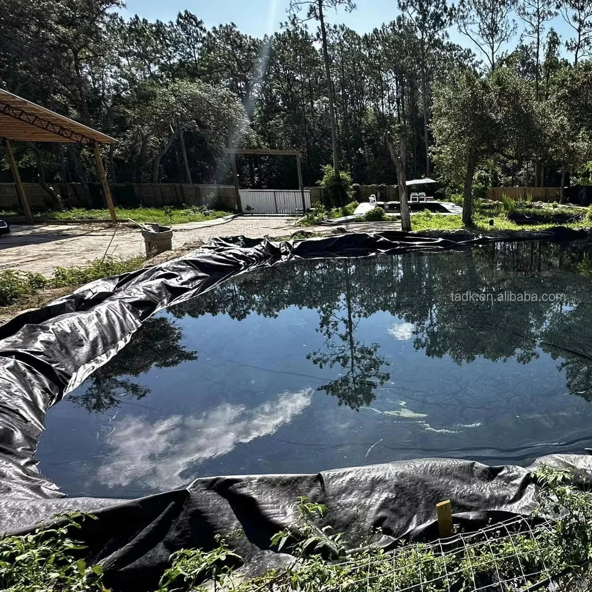 190gsm RPE геомембрана водонепроницаемый Пруд