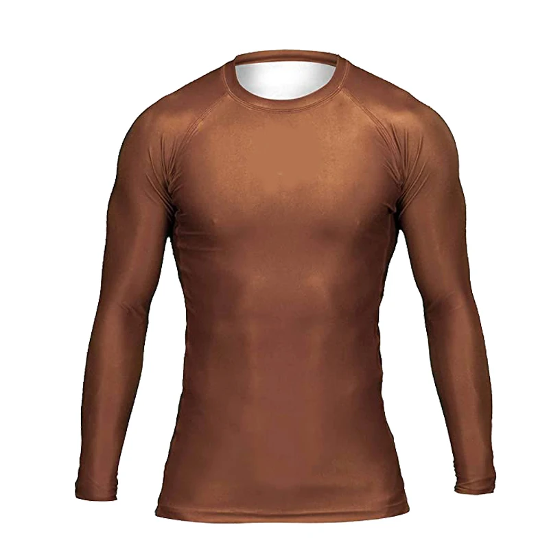 Custom Logo High Quality Wholesale Plain Swim Shirts Printed Long Sleeve Mma For Men Bjj Rashguard Rash Guard