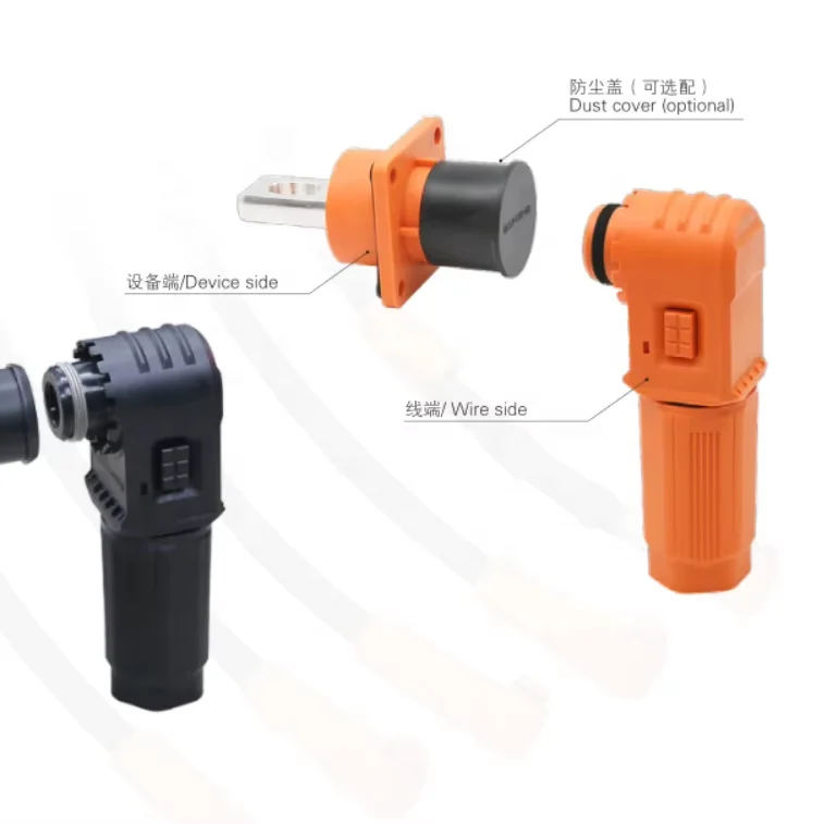 IP67 Waterproof 400amp Energy Storage Terminal Quick Connector High Current MCX Type for Battery Power Applications