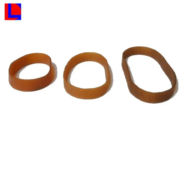 Factory manufactures custom variour color flexible rubber resistance band