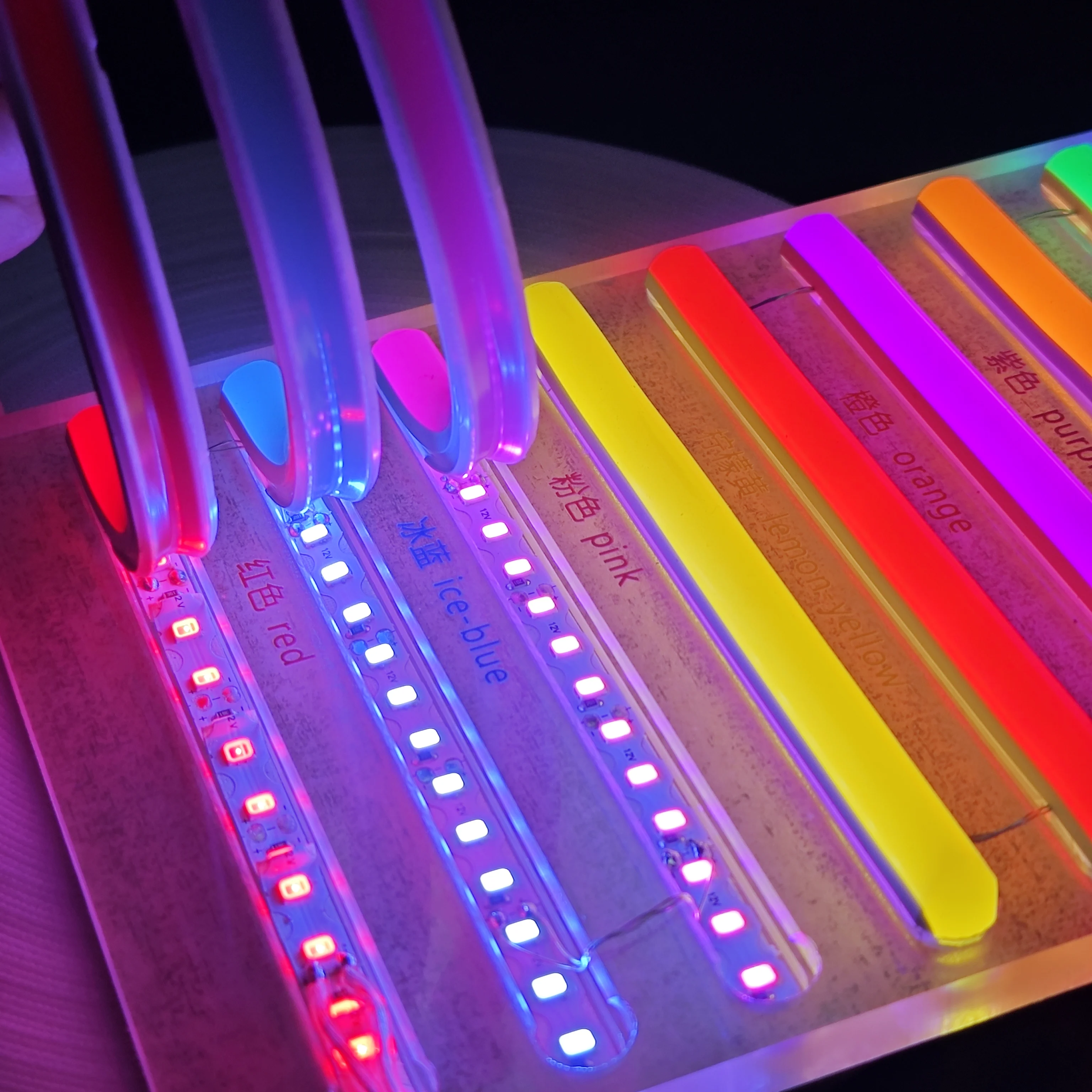 DC12V Flexible Lamp Tubing Para Letrero Decoration Signs Luces Luz Silicone Rope Strip Led Neon Lights