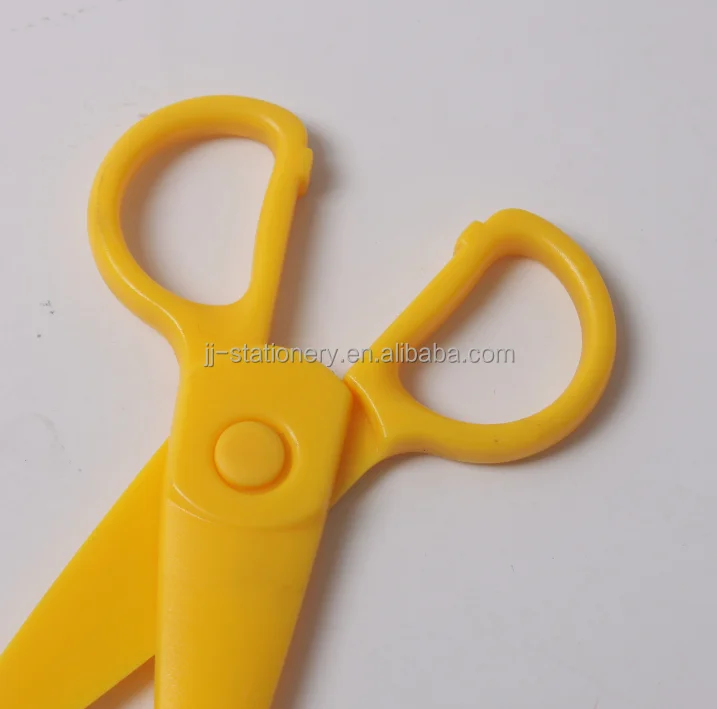 Plastic Safety Kids Paper Cutting Scissors for School Children Cutting Tools Paper Craft Supplies