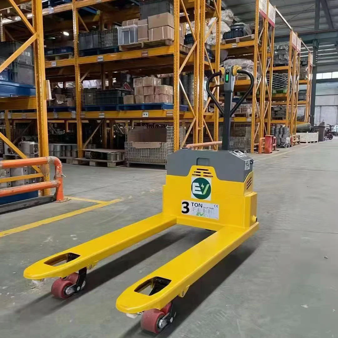 1.5T 2T Li-ion full electric pallet jacks 1.5T Electric all terrain Pallet Truck Material Handing reach