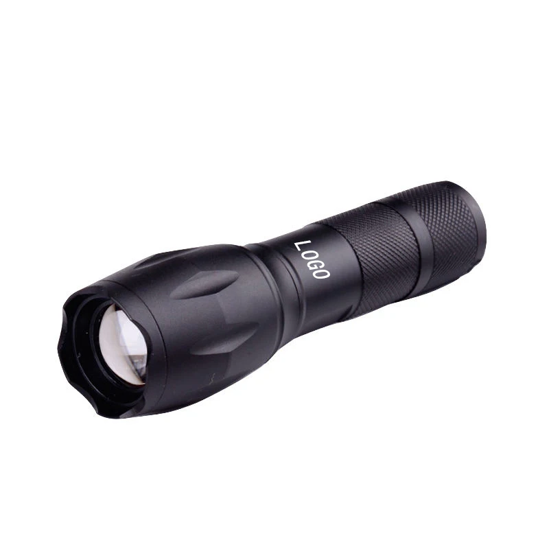 Customized T6 LED Zoom Laser Gun Portable Mini White Strong Light Flashlight for Automotive Cross-Border Accessible