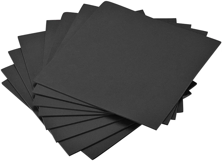 Wholesale Factory Produced EVA Foamy Sheet Outlet Stores Direct Deal with Black Red OEM