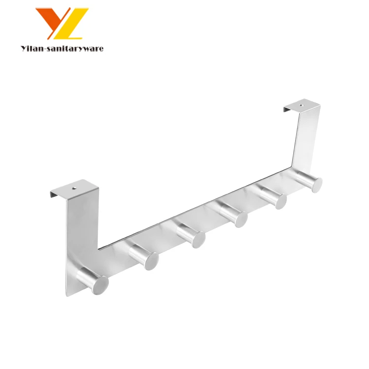 Bathroom Clothes Hanger Stainless Steel Towel Rail Over Door Towel Rack