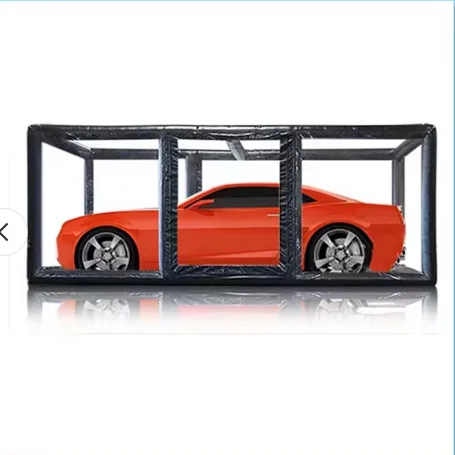 High quality customized inflatable car garage tent for cheap price car wash tent/inflatable hail proof car cover tent