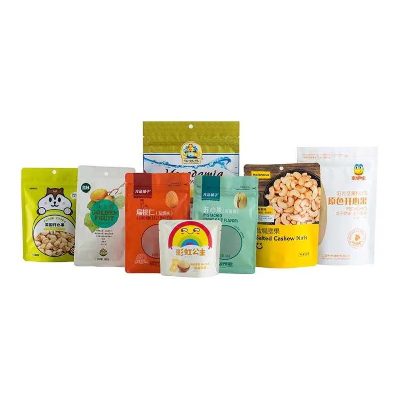 Customized Stand Up Plastic Smell Proof Zip Lock Cookie Packaging Mylar Bag