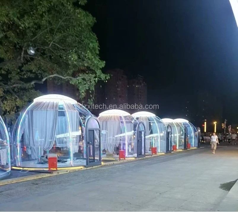 Изготовленный на заказ высококачественный поликарбонатный купол pfreab PC Bubble House современный дизайн теплицы для гостиниц