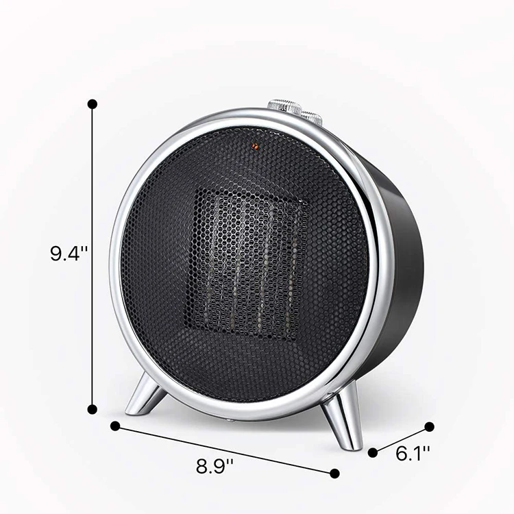 
Hot sale quiet 50dB sound Fast heating Overheat Protection ETL Listed hot air blower space heater 