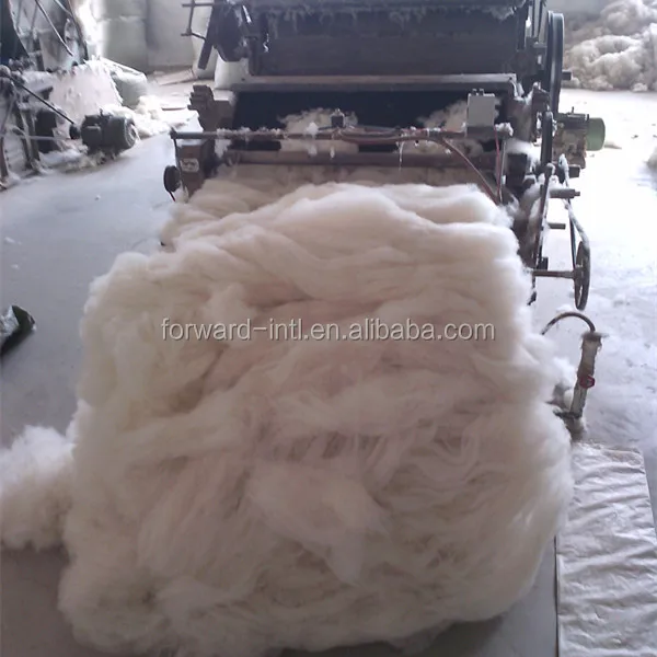 hot sale 15mic 36--38mm chinese white dehaired cashmere fiber