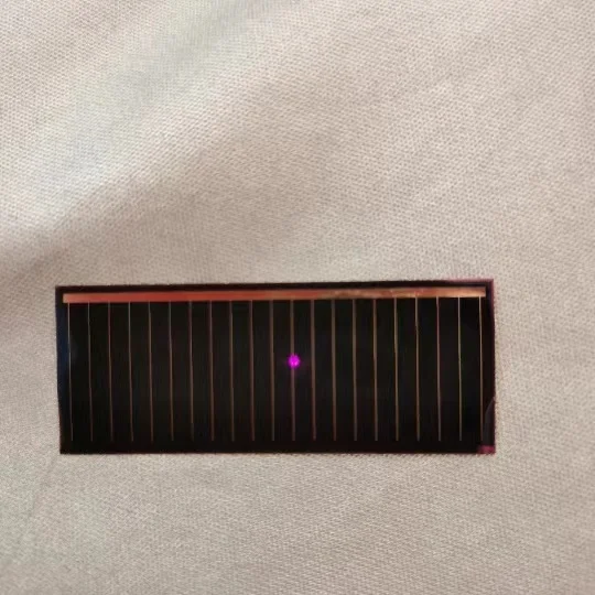 20*50mm Solar Space Flexible Single Gallium Arsenide Junction GaAs Solar Cell