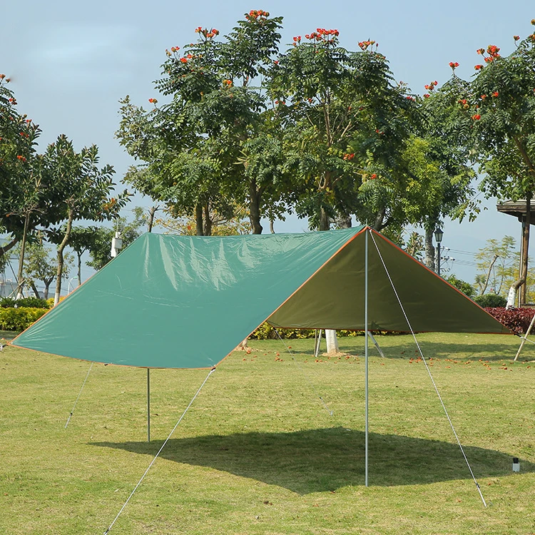  Custom Outdoor Beach Sun Shade Shelter Waterproof Tarp Durable Ultralight 210t Nylon Camping Hammock Rain Fly