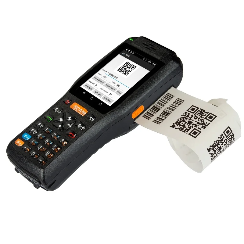 Hot Sale Handheld Industrial IP65 3G 4inch Touch Screen Mobile Terminal With GAS Station POS System