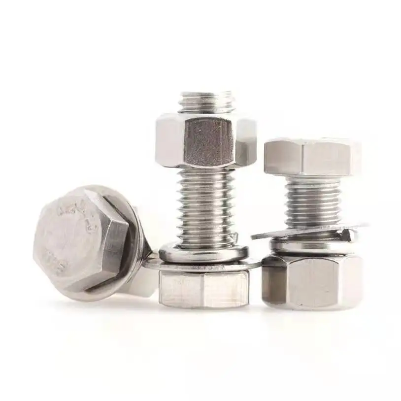 China wholesale grade 10.9  hexagon bolts m6  hexagonal head bolts  stainless steel outer hex bolt