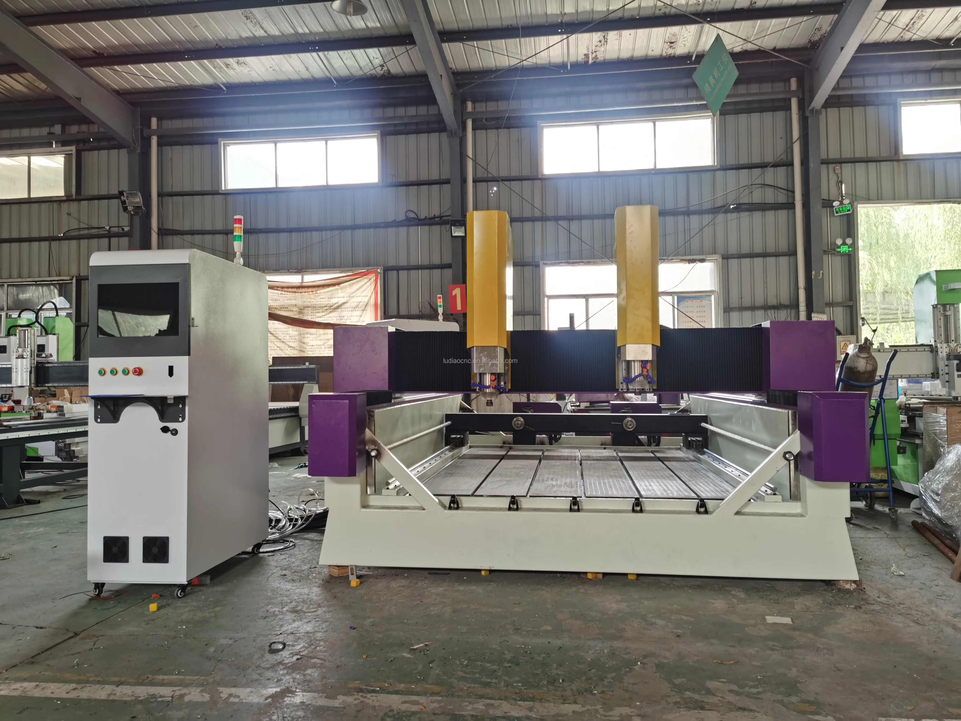 1325 CNC Stone engraving machine cnc router milling edge polishing machinery marble granite cutting machine headstone carving