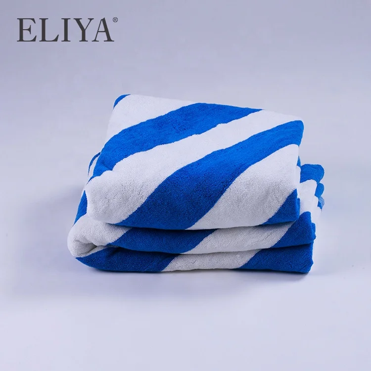 Eliya high quality 100% cotton 16S spiral hotel supplies guangzhou custom logo cotton bath towels