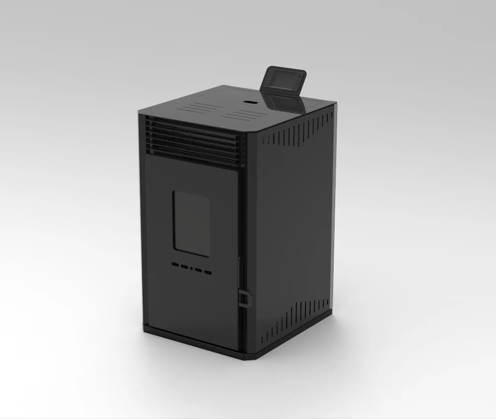 Hot sale European style high quality wood pellet stove pellet fireplace with large hot air outlet for indoor room used