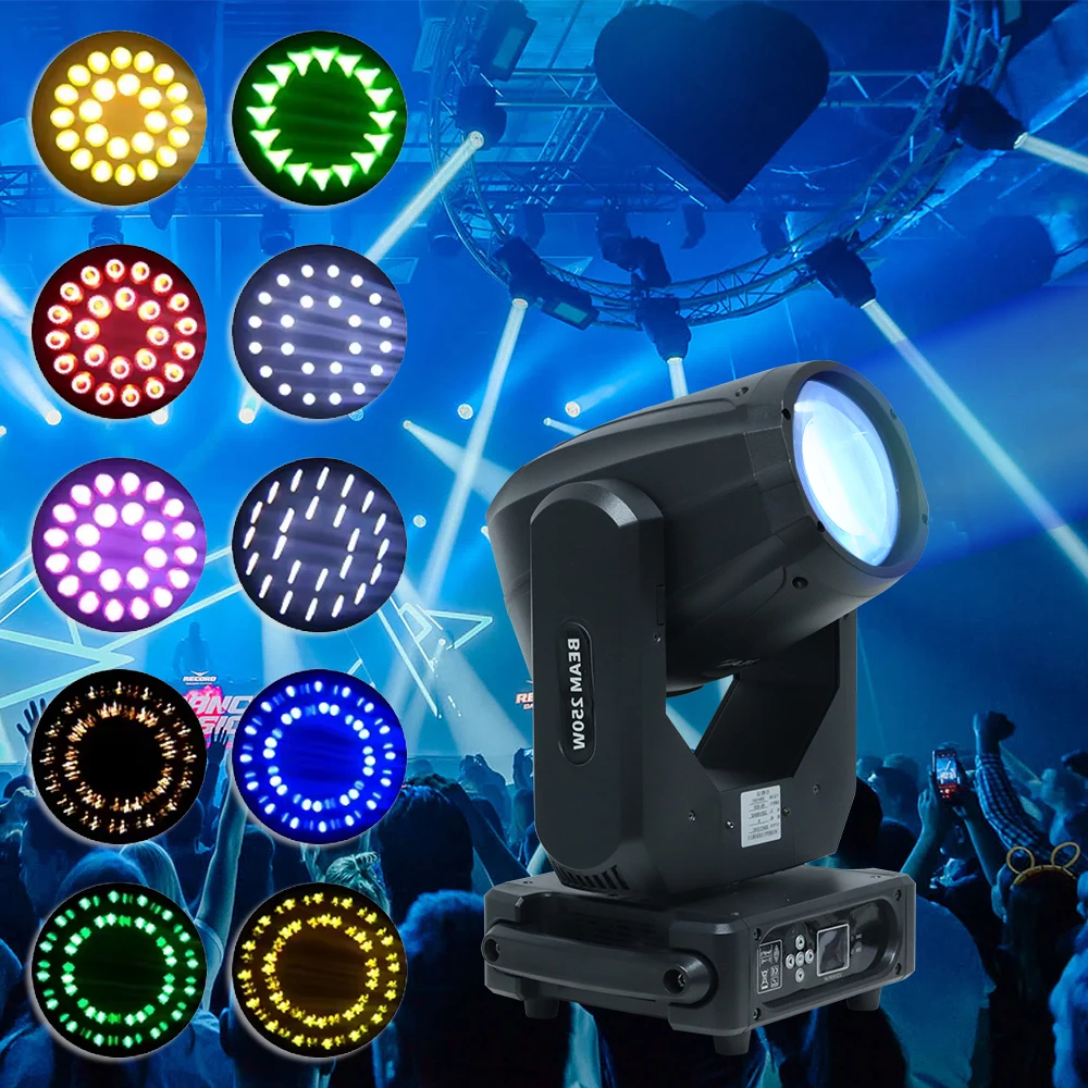 Party Disco Dj Stage Light Mini Beam Gobo Projector DMX 10w Sharpy Led Spot Moving Head Light Beam 250W Wedding Nightclub
