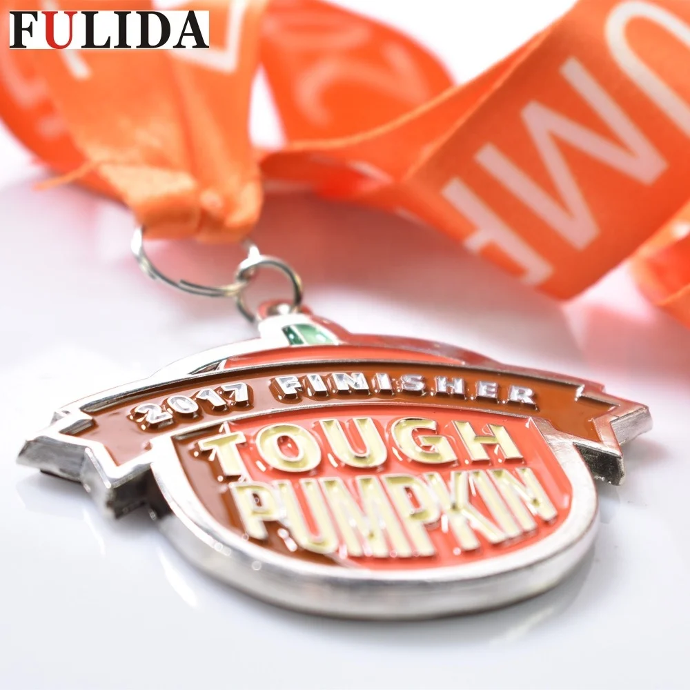 Customized half marathon 5k running magnet medal