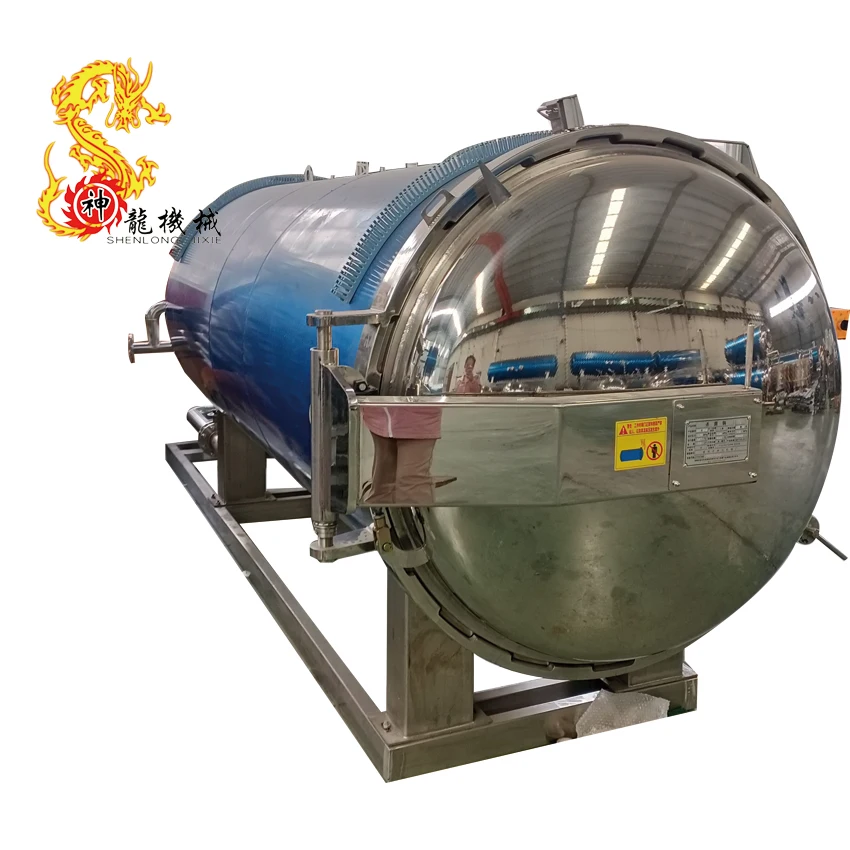 Large Industrial High Pressure Steam 6000L Water Retort Machine Commercial Food Sterilizer Can Autoclave Sterilization Equipment
