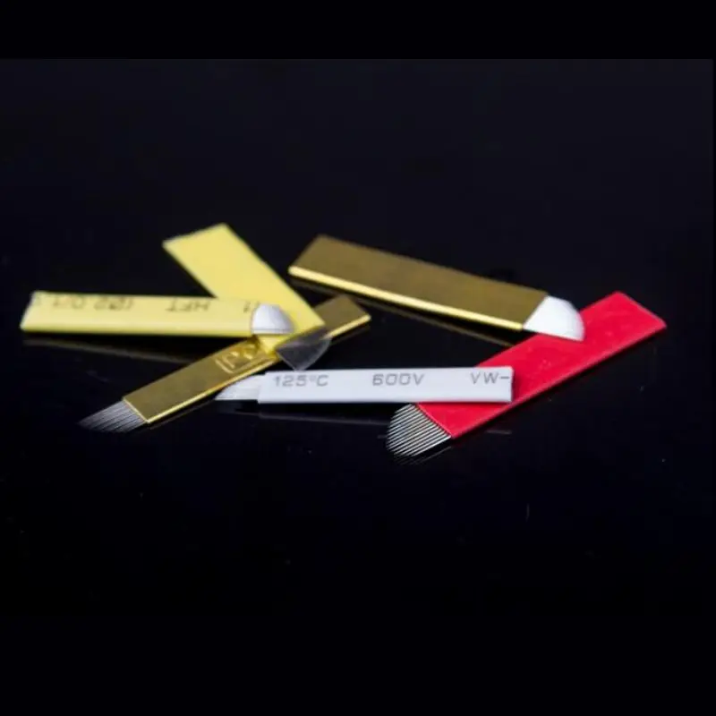 3D татуировка для бровей микроблейдинг вышивка игла перманентного макияжа диаметр 0