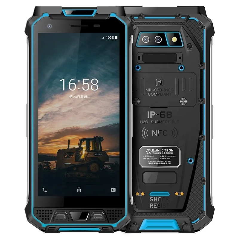 ECO-T67 wireless ATEX android barcode scanner for oil management rfid scanner