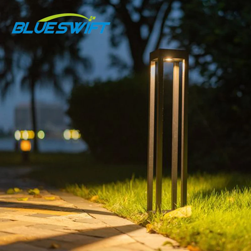 Solar Led Lights Garden Decoration Christmas Outdoor up Aluminium Waterproof Lamp Powered 3D Landscape Lawn Light