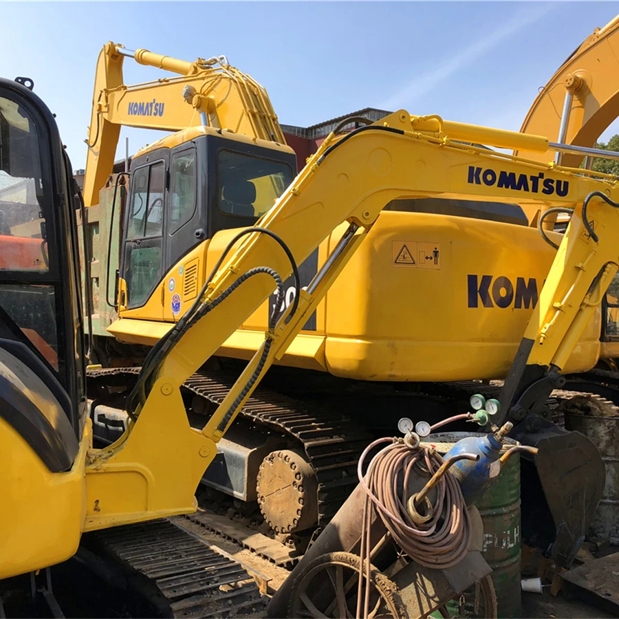  used hydraulic excavator original Komatsu pc55 secondhand track digger with 1 year warranty pc200 pc100
