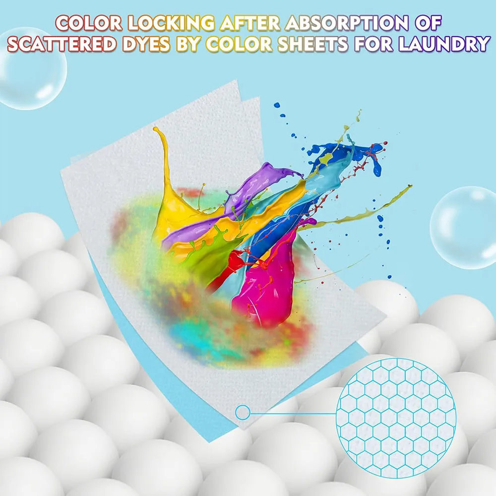 Factory oem fabric washing color absorbing grabber colour catcher sheets for laundry