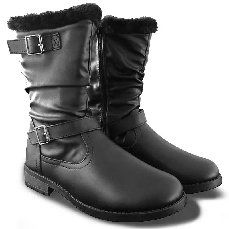 wholesale fall winter women ladies pu fur snow warmer boots for women girls kids children baby