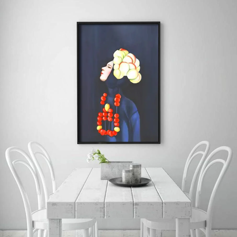 Living Room Hotel Decor Handmade Abstract Portrait Artwork Wall Picture Poster Canvas 3D Hand Painted Oil Paintings Art