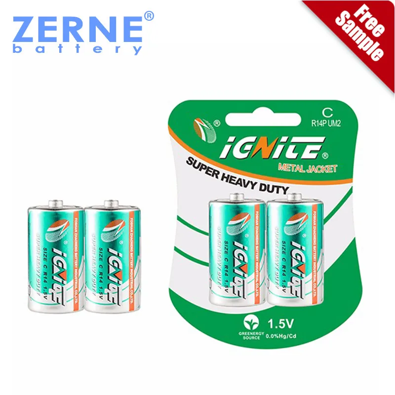 Dry Battery Cell Manufacture 1.5V D Size Dry Cell Battery For Torch Light