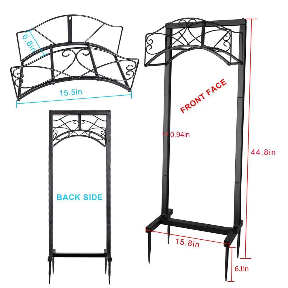 Auto Retracting Rewinder Filtration Bathroom Water Aquarium Acrylic Antique Decorative Cast Iron Hose Holder for Lawn & Yard