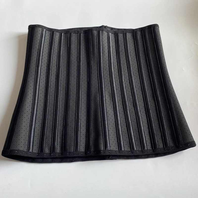 Top Seller Wholesale Women Corset XS-6XL Plus Size Breathable 3 Hooks 29 Steel Bones Latex Waist Trainer